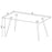 Gilman Rectangle Glass Top Dining Table Price