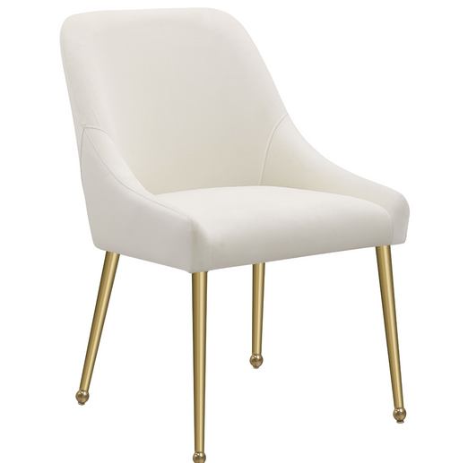 Mayette Parsons Wingback Dining Side Chairs Ivory