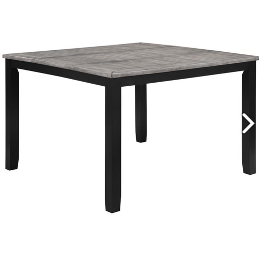 Elodie Counter Height Dining Table with Extension Leaf Grey and Black Price
