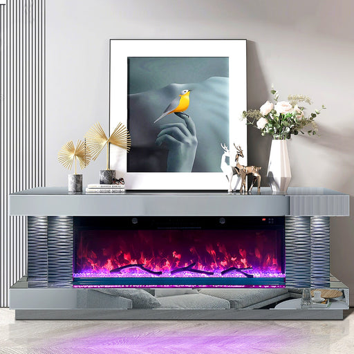 A90 TV STAND W/FIREPLACE