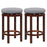 2 Pieces 26 Inch Counter Height Swivel Stool Set with Padded Cushion