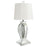 Klein Table Lamp With Drum Shade White And Mirror