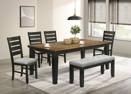 BARDSTOWN WHEAT CHARCOAL DINING SET