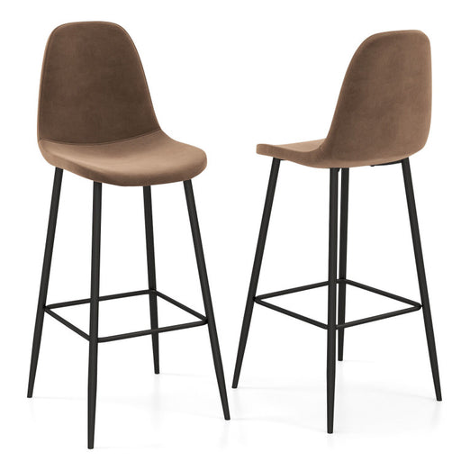 29.5 Inches High Back Bar Stools Set of 2