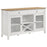Hollis 2-door Dining Sideboard with Drawers Brown and White