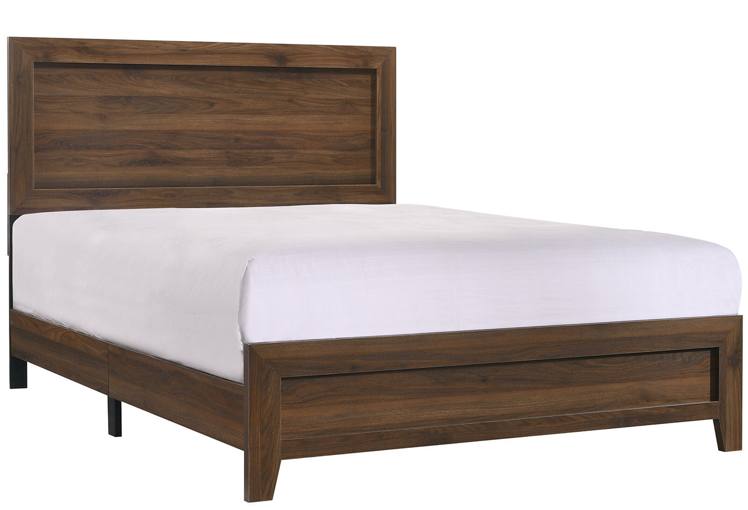 Millie Brown Cherry Panel Bed
