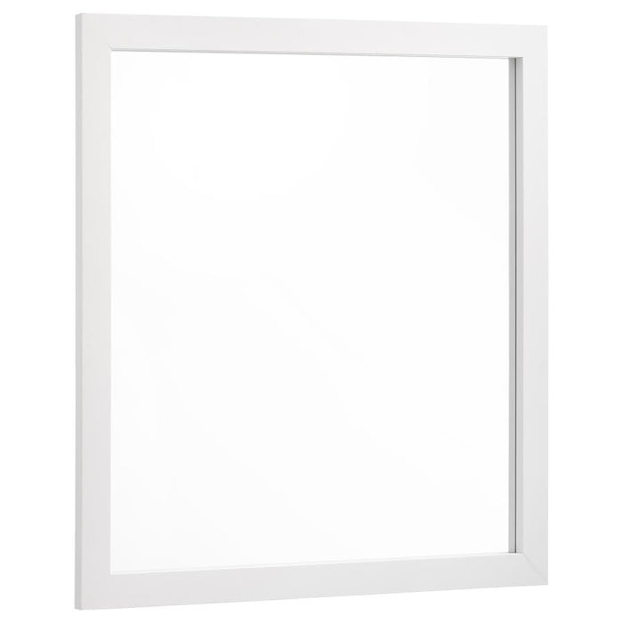 Kendall Square Dresser Mirror White