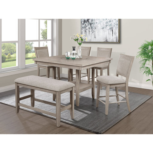 FULTON ALL GREY COUNTER HEIGHT DINING SET