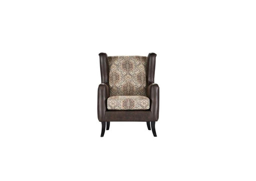 Elmbrook Upholstered Wingback Accent Club Chair Brown