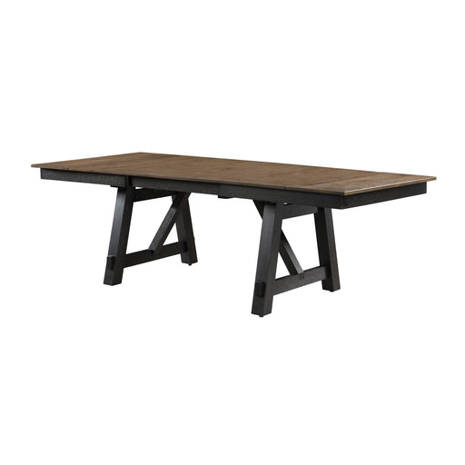 MARIBELLE DINING TABLE WHEAT CHARCOAL
