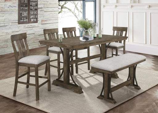 QUINCY COUNTER HEIGHT SET 6 PC