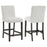 Alba Boucle Upholstered Counter Height Dining Chair (Set of 2)