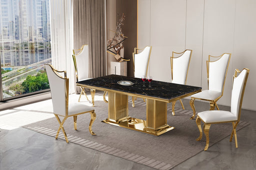 Dining Table + 6 Chair Set