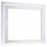 Felicity Dresser Mirror Glossy White with LED Light