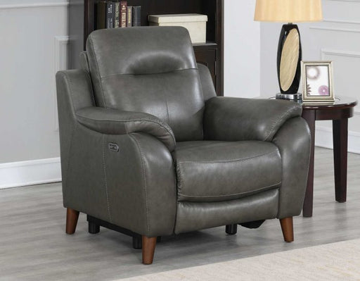 Trento Dual-Power Leather Reclining Chair