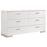 Felicity 6-drawer Dresser Glossy White