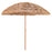 8 Feet Patio Thatched Tiki Umbrella Hawaiian Hula Beach Umbrella