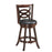 24/29 Inch Counter Height Upholstered Swivel Bar Stool with Cushion Seat