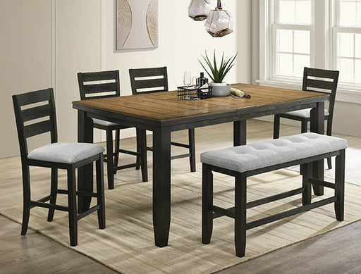 BARDSTOWN WHEAT CHARCOAL COUNTER HEIGHT DINING SET