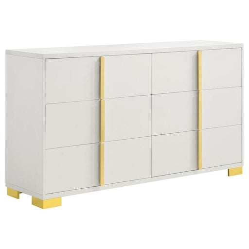 Marceline 6-drawer Dresser White