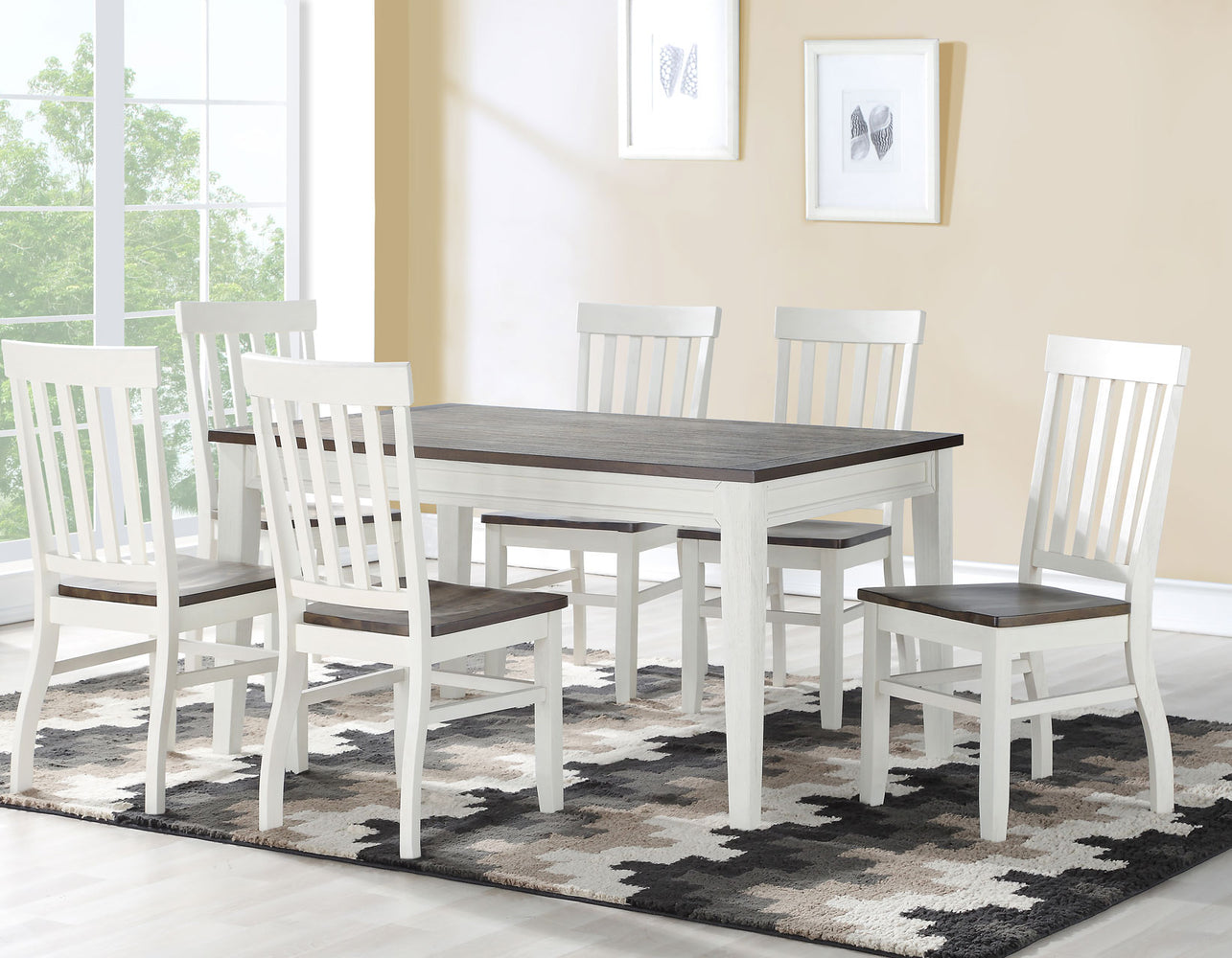 Caylie 7 Piece Dining Set (Table & 6 Side Chairs)