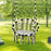 Hanging Hammock Chair with Cushion Macrame Swing Cotton Rope Indoor Outdoor