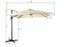 10 x 10 Feet 8-Rib Cantilever Offset Square Patio Umbrella with 3 Tilt Settings