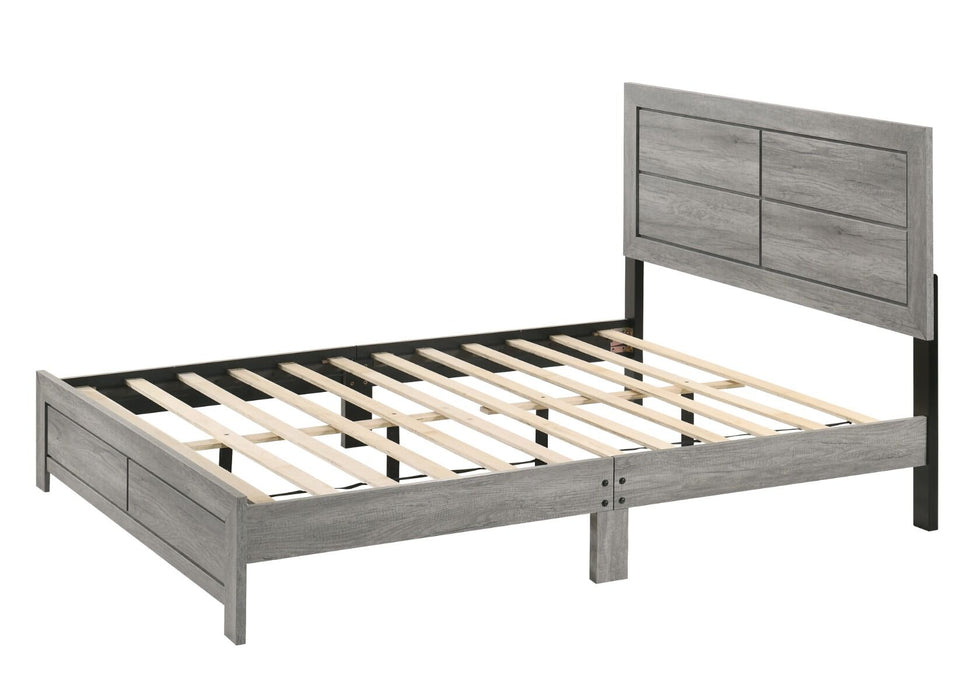 Hopkins Driftwood Platform Bed