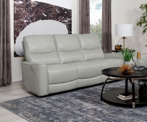 Greenfield Upholstered Power Reclining Sofa Ivory