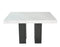 Camila 70-inch White Marble Top Counter Table