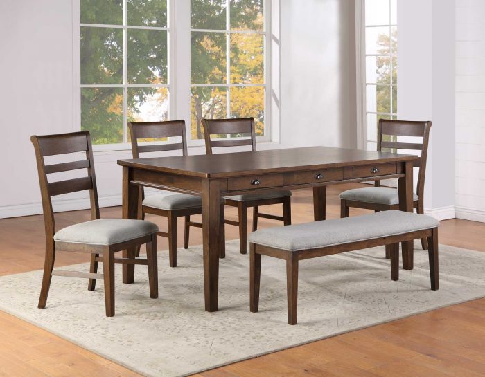 Ora 72-inch 6-Drawer Dining Table