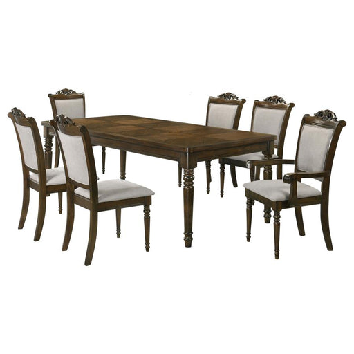 Willowbrook 7-piece Rectangular Dining Table Set Walnut