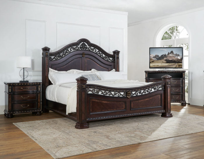 Monte Carlo King 4-Piece Set(King Bed/DR/MR/NS)