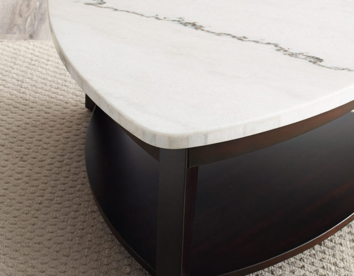 Francis 3-Pack Marble Top Set (Cocktail & 2 End Tables)