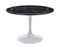 Colfax 5-Piece Black Marble Dining Set (Table & 4 Side Chairs)