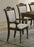 Willowbrook Upholstered Dining Armchair Grey And Chestnut (Set Of 2)
