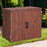 Outdoor Wooden Storage Cabinet with Double Doors