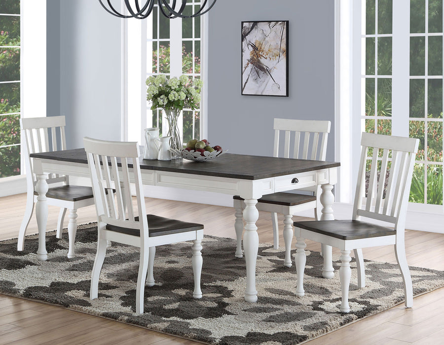 Joanna 6 Piece Dining (Table, Bench & 4 Side Chairs)