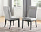 Yves 5 Piece Dining Set (Table & 4 Grey Performance Side Chairs)