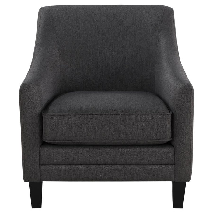 Liam Upholstered Sloped Arm Accent Club Chair