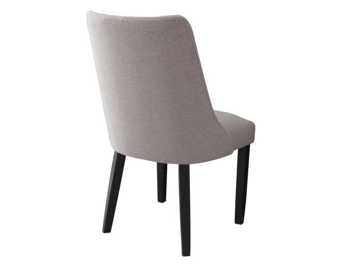 Xena Upholstered Side Chair, Gray