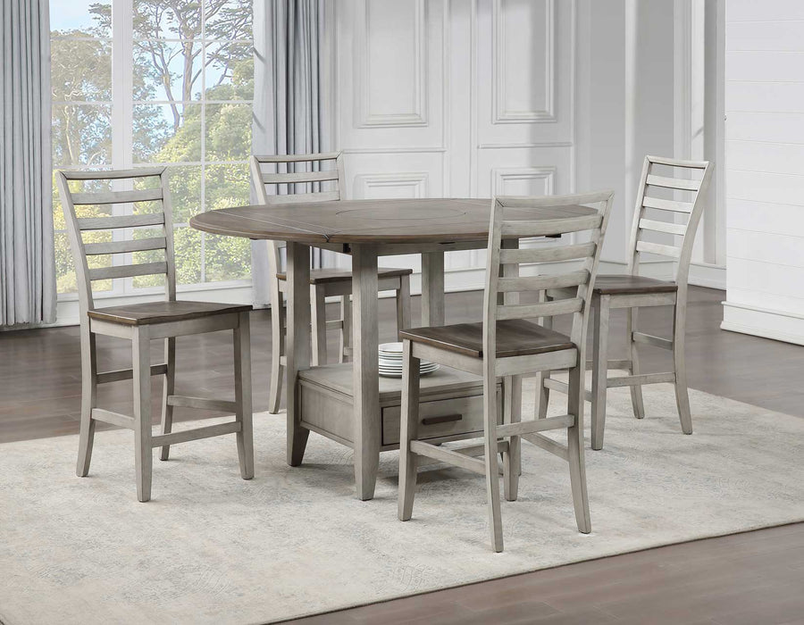 Abacus Counter Drop-Leaf Dining Set