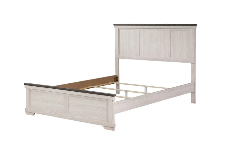 Leighton Cream/Brown Panel Bedroom Set