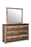 Sembene 6-drawer Dresser Antique Multi-color