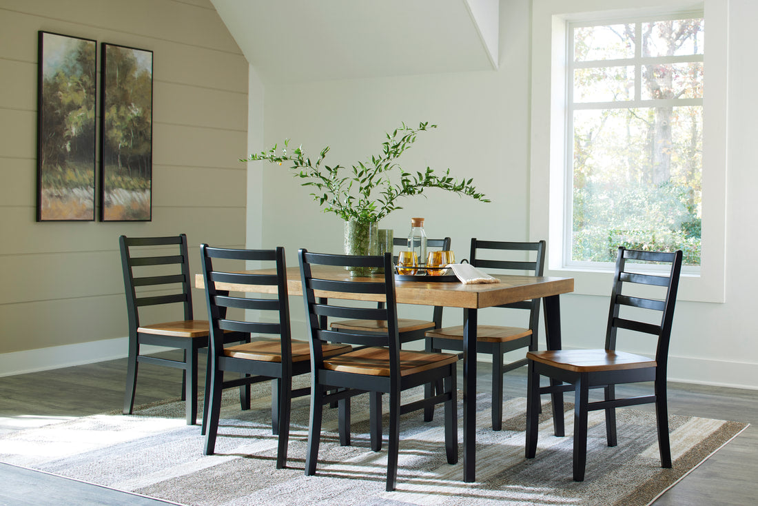 D413-425 Table + 6 Chairs