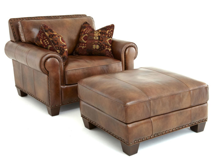 Silverado Leather 4-Piece Set (Sofa, Loveseat, Chair & Ottoman)