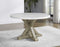 Carena 52-inch Round White Marble Dining Set