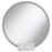 Jocelyn Round Table Top LED Vanity Mirror White Marble