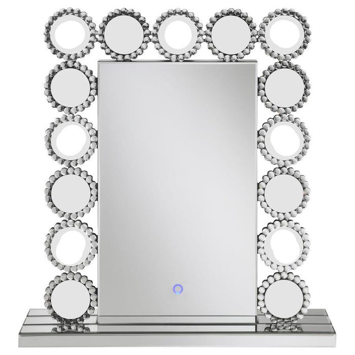 Aghes Rectangular Table Mirror With LED Lighting Mirror