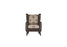 Elmbrook 3-piece Upholstered Rolled Arm Sofa Set with Intricate Wood Carvings Brown